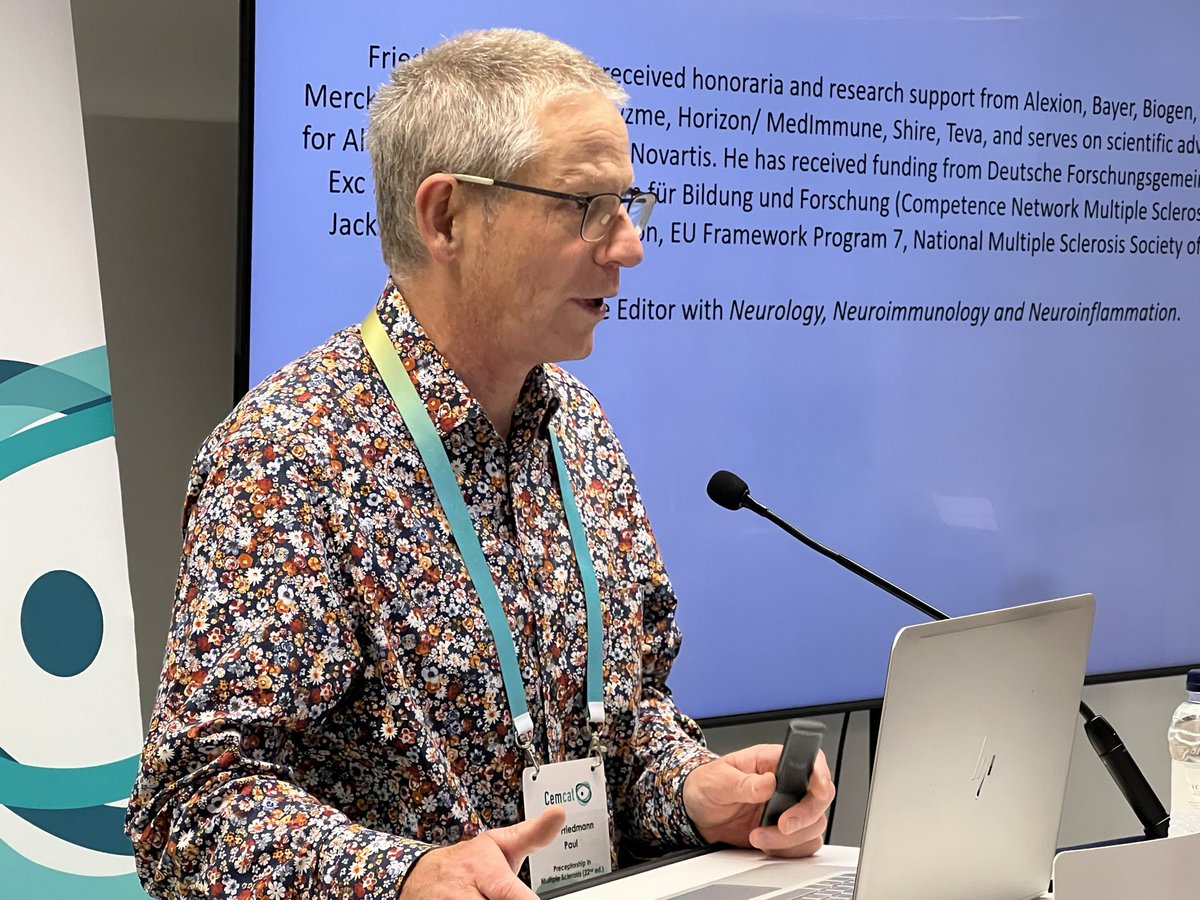 ✨ Thank you to all participants for joining us on an incredible first day of the #MSPreceptorship! 🙌 Your enthusiasm and involvement were key to its success. 

📢 We’re kicking off Day 2 with an unmissable session on neuromyelitis optica, starting with by Prof. Friedemann Paul.