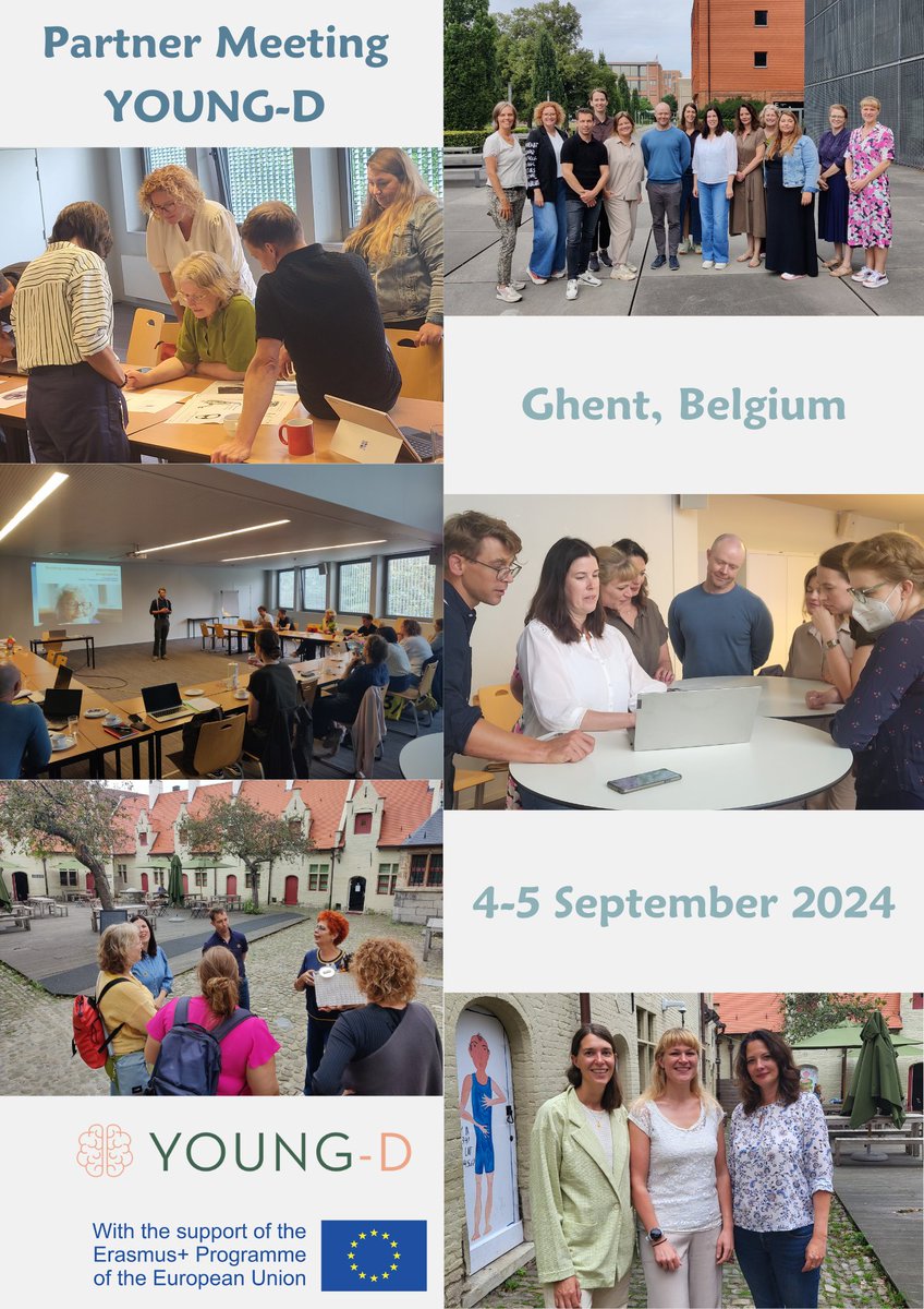 This was #YOUNGD! 
For the last two years partners from Belgium, The Netherlands, Denmark and Germany worked on increasing knowledge on anxiety, stress and sleep in #youngonsetdementia
Follow us: odisee.be/onderzoeksproj…

A project co-funded by <a href="/EUErasmusPlus/">Erasmus+</a> and <a href="/OnderzoekOdisee/">OnderzoekOdisee</a>