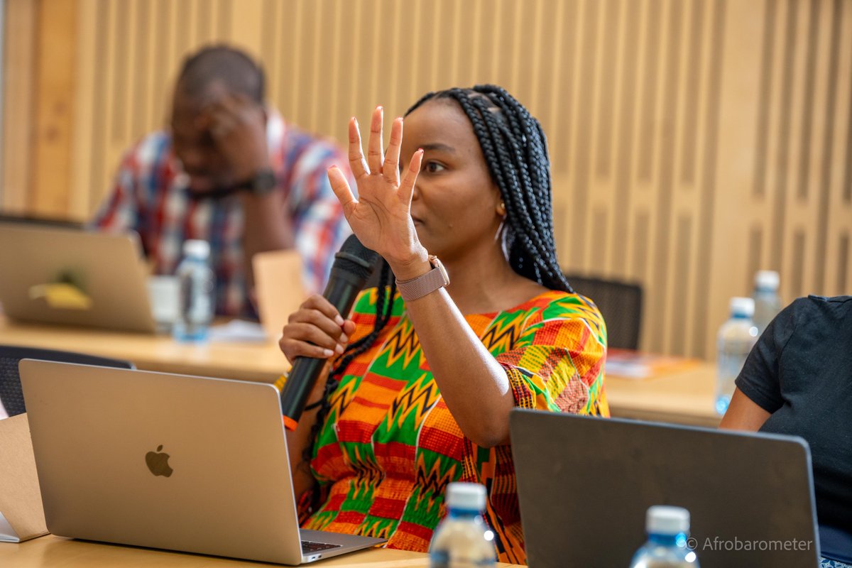 afrobarometer's tweet photo. #Flashback to when we hosted 12 talented early-career African researchers at the Emerging Scholars Workshop in Pretoria. Together, we worked to strengthen their analytical capacity and foster a vibrant community of learning and mentorship.

A heartfelt thank you to our scholars and mentors for making this an inspiring milestone in our mission to amplify African voices through research.

Here’s to shaping the future of African research!

#VoicesAfrica #EmergingScholars #AfrobarometerAt25