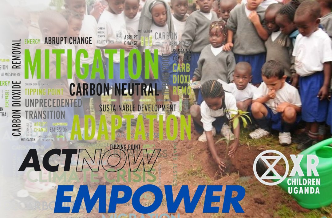 XRChildren's tweet photo. "WE CAN ARGUE ABOUT CLIMATE CHANGE TILL OUR CHILDREN ARE BLUE IN THE FACE." ~@climatemessages #GoGreenUg #ActOnClimate 
@XRGenZ_Ug @LilHandsGoGreen @XRLondon @XR_NYC @JosephMasembe1 @xrStuttgart 
Or... We can take action! What's your choice? https://t.co/T84xSmBnHR
