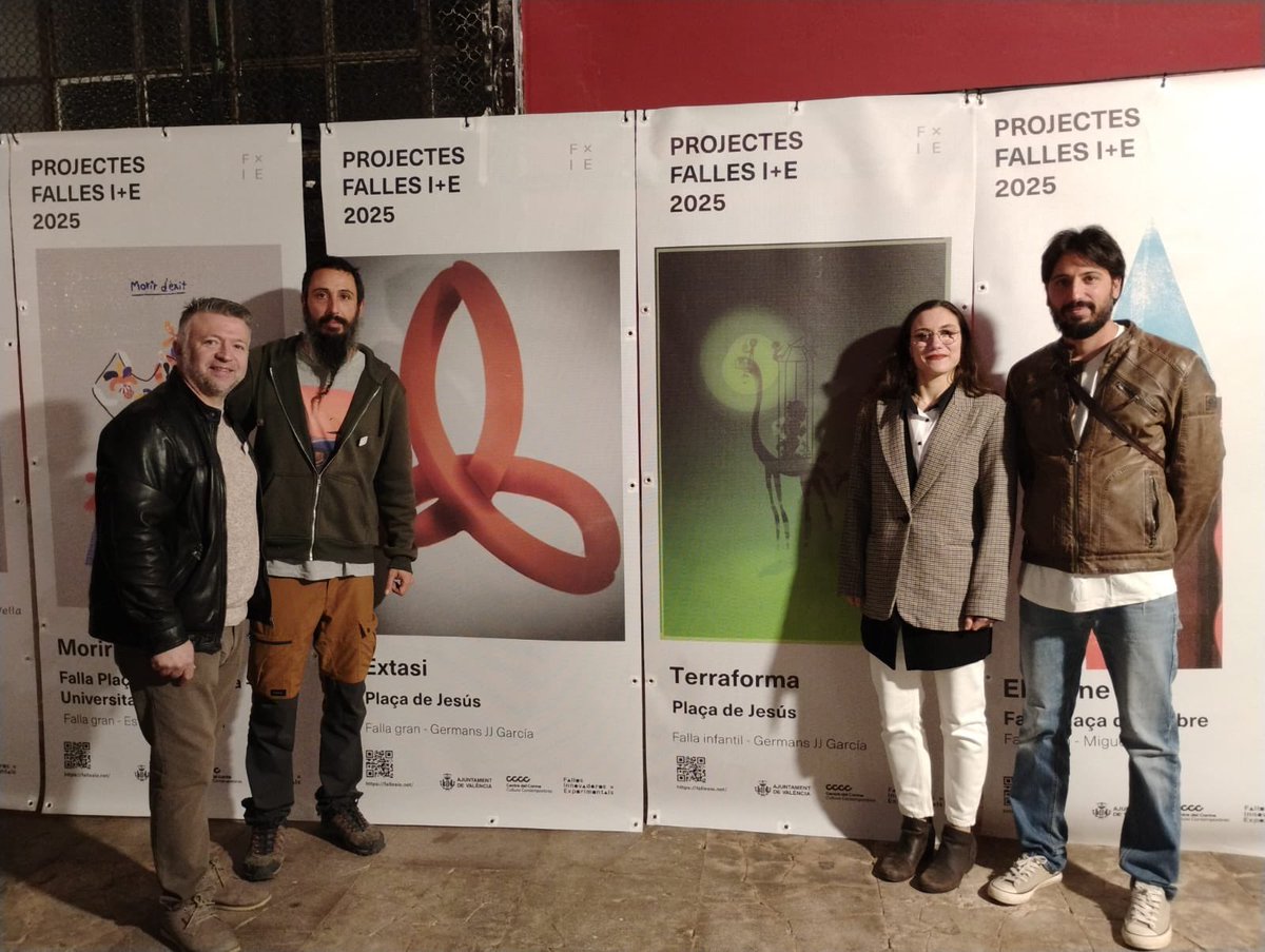 Presentació de projectes Federació de Falles I+E 
TERRAFORMA 
ÉXTASI 
<a href="/falles_ie/">falles_ie</a> @mercatjesus 
#fpj #projectes #2025 #fallesie