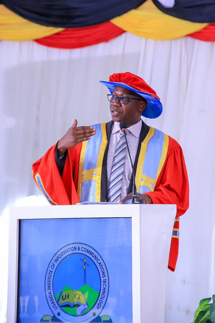 UICTug's tweet photo. Fred Otunnu, the Director of Corporate Affairs @UCC_Official, while representing the @UCC_ED - Hon. @nyombiluzze pledged continuous support to UICT in accessing cutting-edge technologies, expert training, and opportunities for collaboration with industry leaders. Faculty and staff will receive the resources needed to inspire and equip students for the challenges of tomorrow. He also applauded the institute for the choice of guest speaker @MrSumic who resonates with the graduands.
@ConsumerUCC