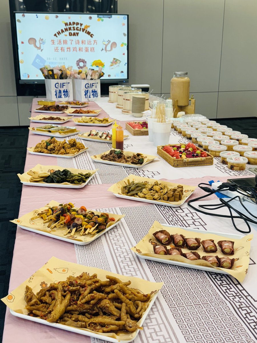 eviewgps's tweet photo. Grateful for our incredible team and the work we do together! This Thanksgiving, we came together to celebrate the season and share some quality time over our monthly afternoon tea. 
Wishing everyone a joyful holiday filled with gratitude! 
#Thanksgiving #CompanyCulture #Eviewgps https://t.co/rPfWiOhx9u
