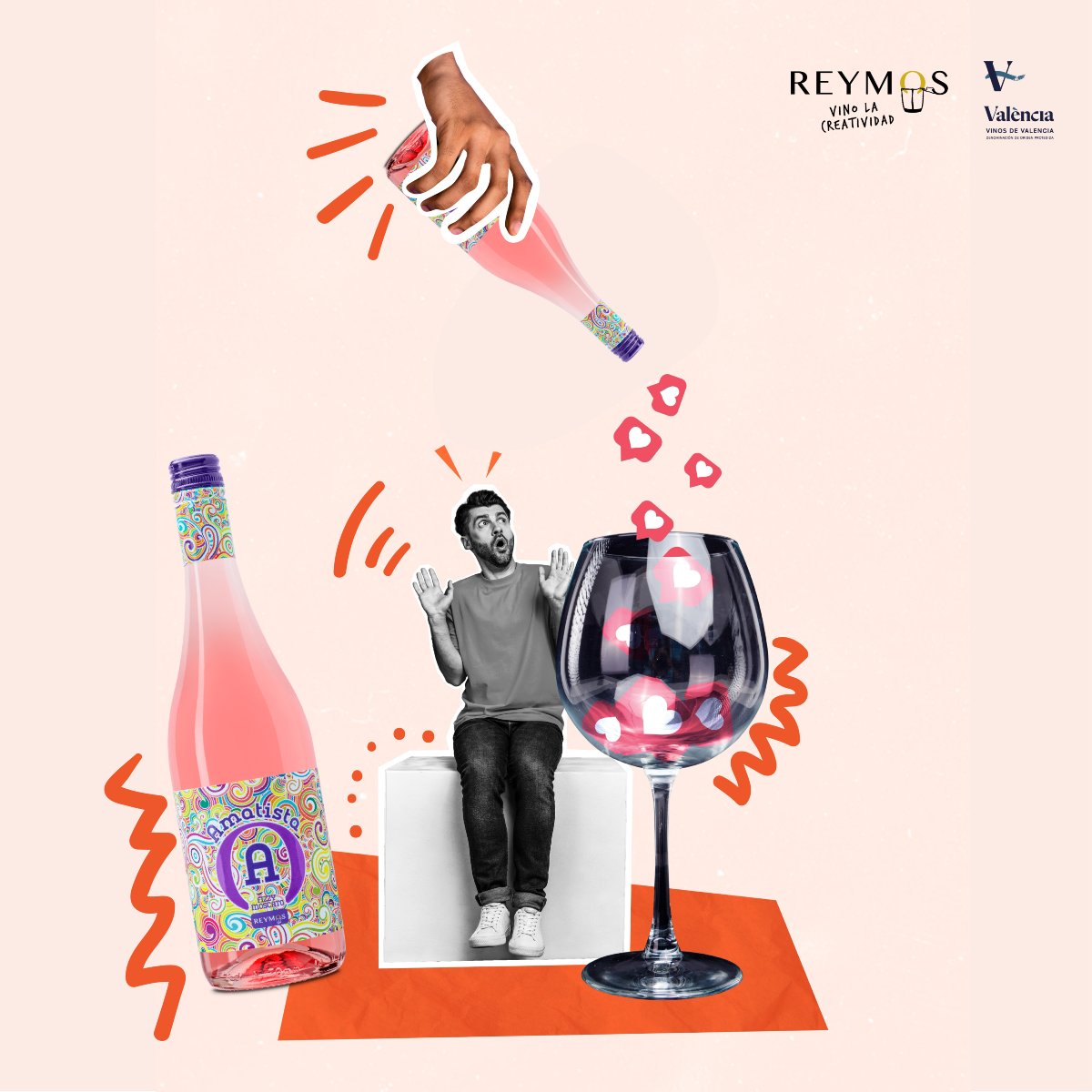 #ÁmateConAmatista
Reymos.es
#YVinoLaCreatividad 

#vinos #vinosvalencianos #wine #vinosespañoles #vinosdeespaña
#enologia #bodegas #reymos #winelovers #winesoftheworld #winetaste #winetasting