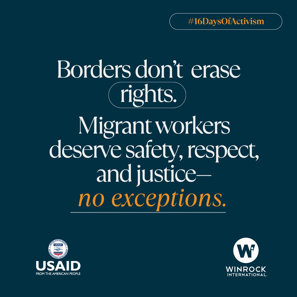 Every migrant #deserves dignity, respect, and protection. We must ensure #policies safeguard their rights with fair wages, safe working conditions, and access to #justice.

#MigrantRights #HumanRights