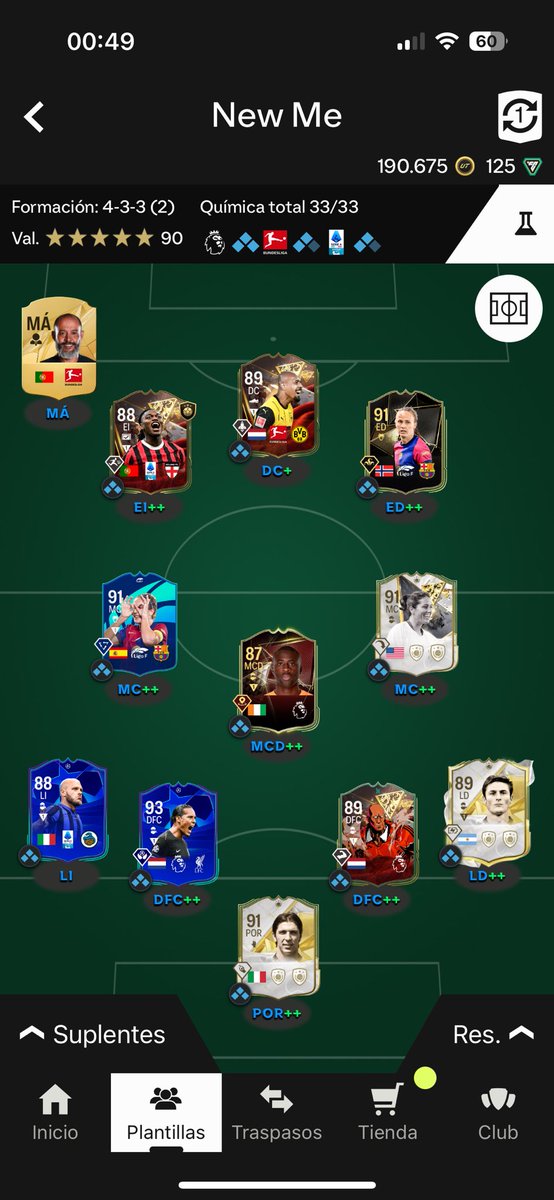 Karloangelo123's tweet photo. @FUT_Accountant Mine staying relatively the same unless, I truly pack someone crazy this promo 😼 https://t.co/FakZbESUjI