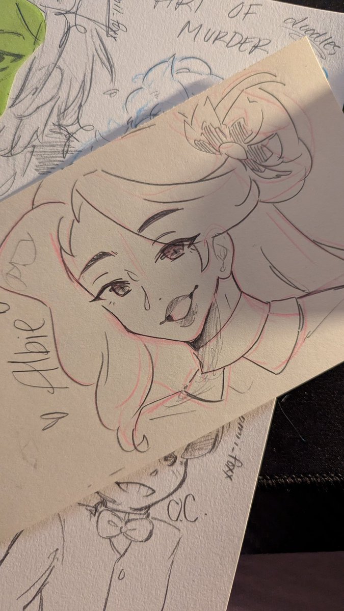 numii_foxx's tweet image. I literally am just using everything that's in my reach. I can't stop, but I have to sleep. It is currently 2:55am 😭 
#aom #artofmurder #albie #winn #giorgio #OC #fanart #sketch