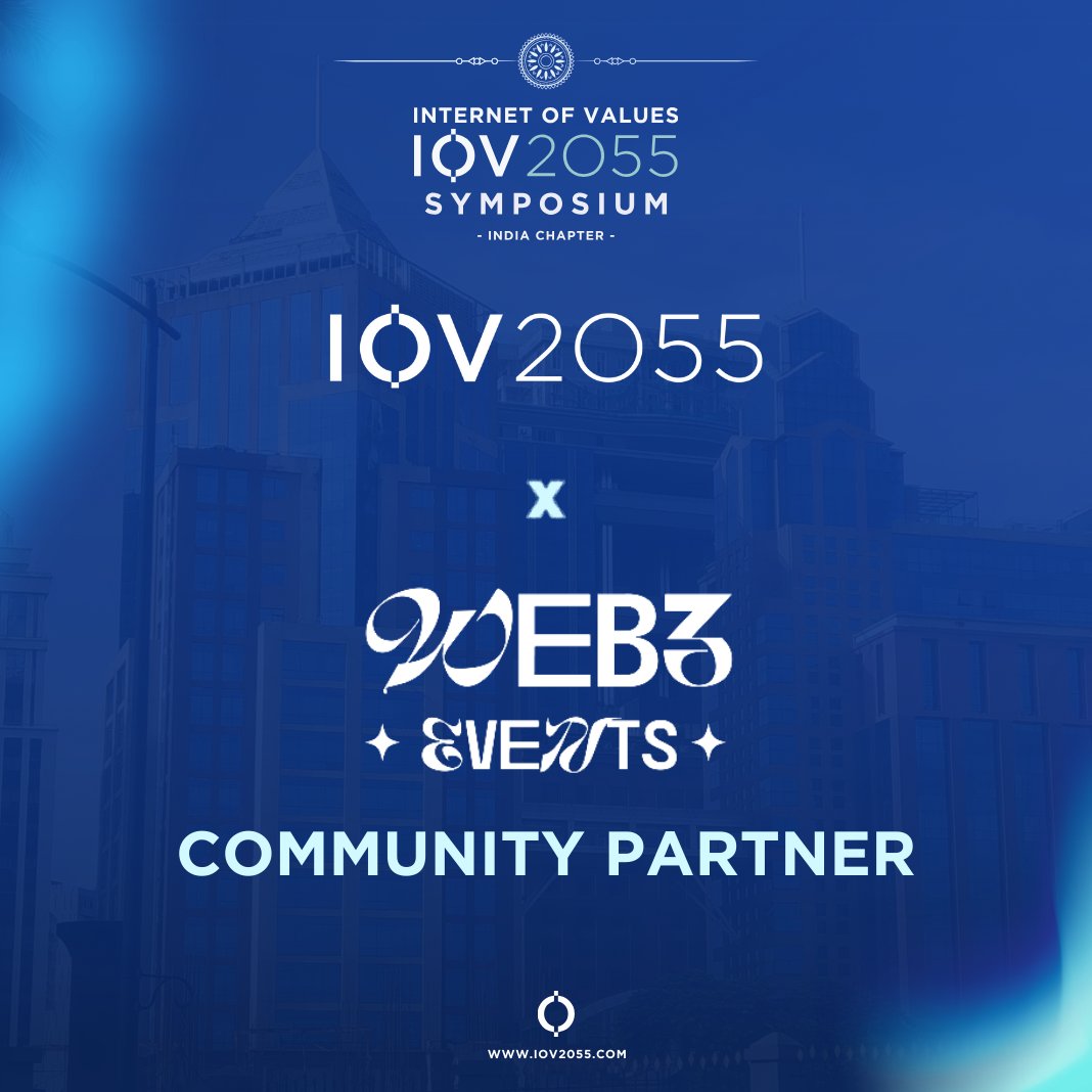 iov2055's tweet photo. We’re so excited to have Web3 Events as our community partner for IOV Symposium - India Chapter!🚀
🔥 Dive into transformative discussions with Web3 leaders. Register now:🔗: https://t.co/EVKJroqA0H
#IOV2055 #IndiaChapter https://t.co/vpJgOSMPpz