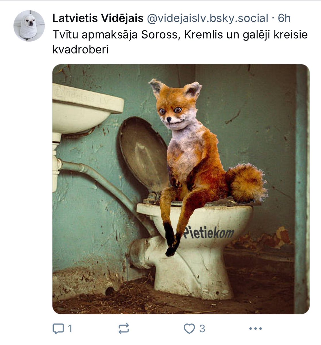 Lato_Lapsa's tweet photo. Beidzot, beidzot mēs esam atbrīvojušies no 167 tvitera troļļiem un varam izlikt savu dvēseļu trīsuļojošo saturu domubiedru un izprotošo lokā…🥰🥰🥰 https://t.co/CExnlXDjV5