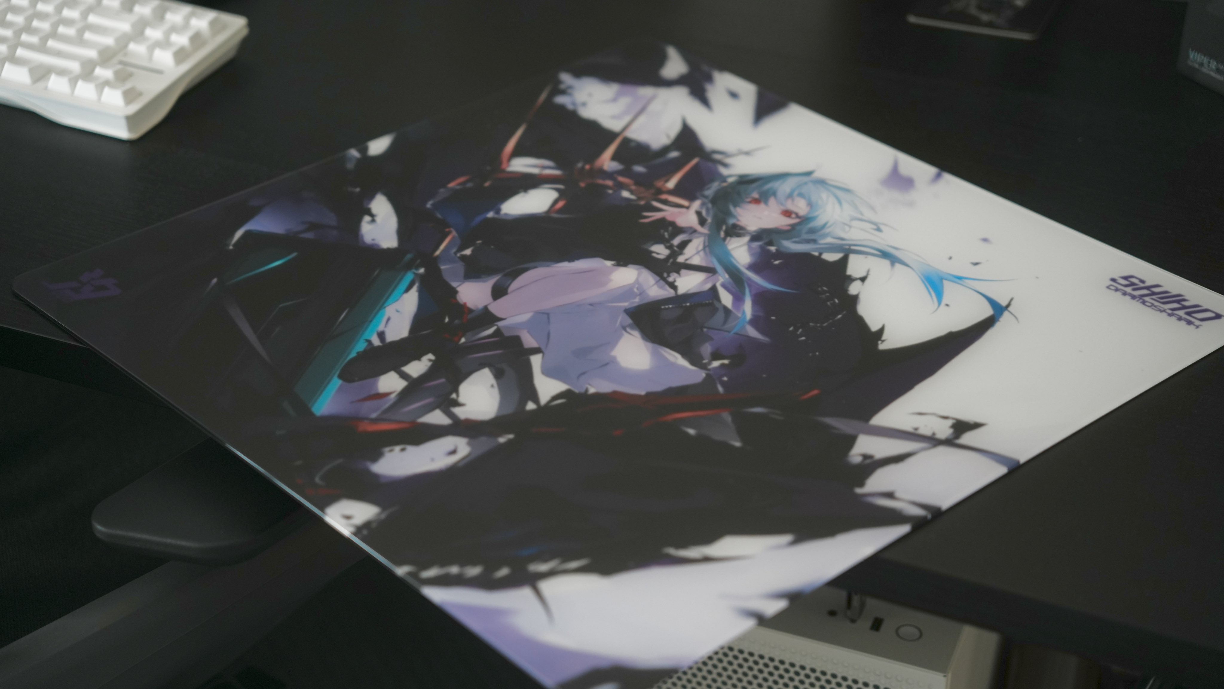 Darmoshark GP501 汐-SHIHO- Glass mousepad Darmoshark SHIHO汐GP-501