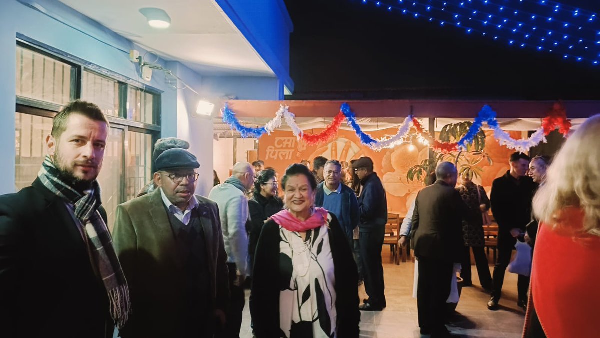 we celebrated the 𝐈𝐧𝐭𝐞𝐫𝐧𝐚𝐭𝐢𝐨𝐧𝐚𝐥 𝐃𝐚𝐲 𝐨𝐟 𝐅𝐫𝐞𝐧𝐜𝐡 𝐓𝐞𝐚𝐜𝐡𝐞𝐫𝐬 at Alliance Française de Kathmandu, with the esteemed presence of the 𝐀𝐦𝐛𝐚𝐬𝐬𝐚𝐝𝐨𝐫 𝐨𝐟 𝐅𝐫𝐚𝐧𝐜𝐞 𝐭𝐨 𝐍𝐞𝐩𝐚𝐥, 𝐇.𝐄. 𝐌𝐬. 𝐕𝐢𝐫𝐠𝐢𝐧𝐢𝐞 𝐂𝐎𝐑𝐓𝐄𝐕𝐀𝐋.