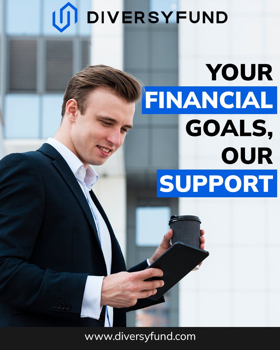 Your brighter financial future starts here! 🌟 Whatever your goals, DiversyFund is here to help you achieve them every step of the way. Let’s grow and succeed together!

🔗 Get started today at diversyfund.com
 #financialfreedom #smartinvesting