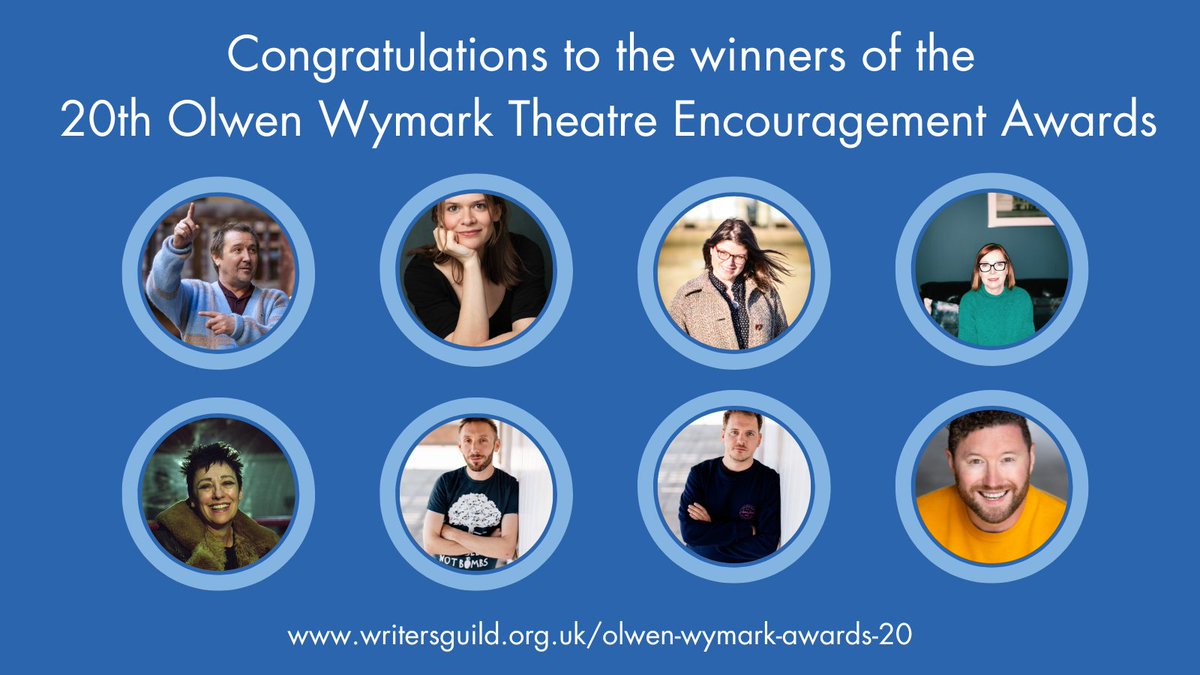 A special year for our Olwen Wymark Awards as they celebrate their 20th cohort

Congratulations to all the winners and thank you for the exceptional support and encouragement you have shown to our #playwright members

writersguild.org.uk/olwen-wymark-a…