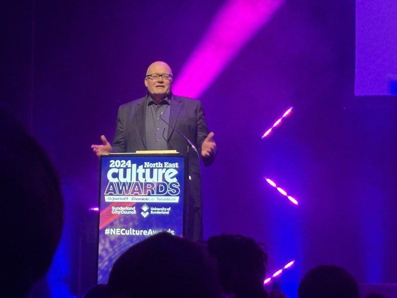 HENLEYDARREN's tweet image. A brilliant evening in Sunderland with @ace_thenorth at @FireStationSun celebrating the North East’s best artists and cultural organisations at the #NECultureAwards. Congratulations to all the winners and nominees. Thank you to partners @SunderlandUK &amp;amp; @sunderlanduni #LetsCreate