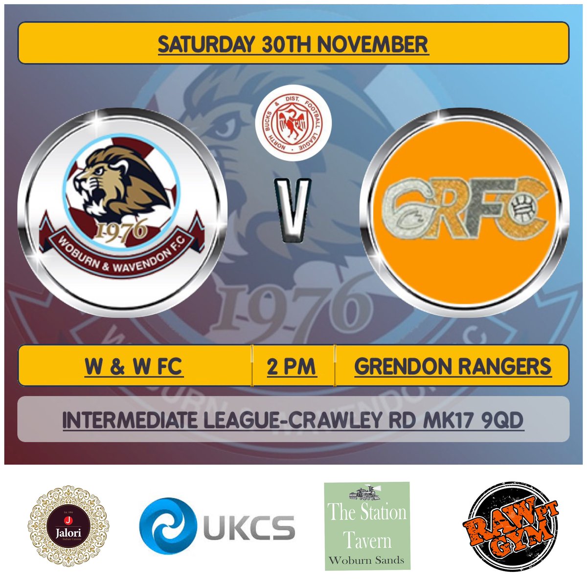 Our last home game off 2024 tomorrow as we host 4th place <a href="/GRFC1st/">Grendon Rangers</a> 

Another tough game expected so we will need to be on top of our game tomorrow if we want to go home with the 3 points.

Come down and show your support 

#upthewav