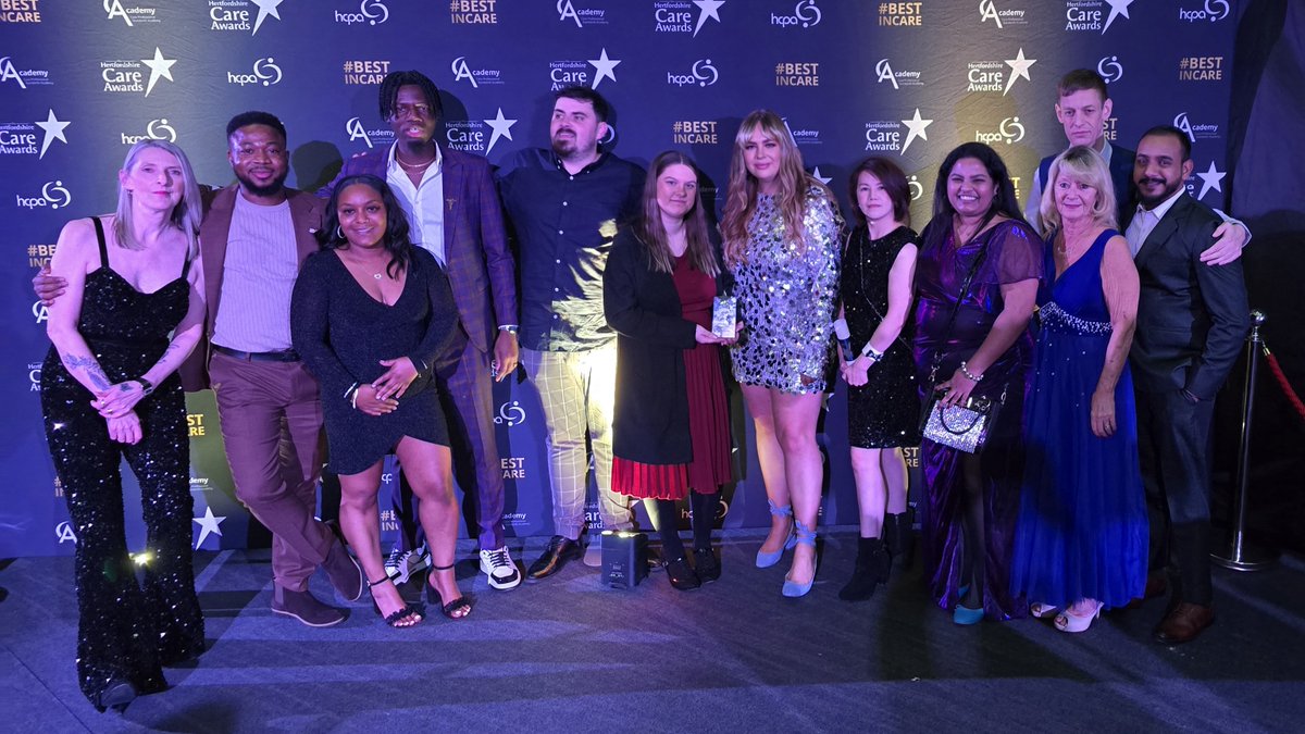 A massive congratulations to the team at Osbourne Court for winning the "Most Innovative Care Team" award at @hcpaltd Care Awards! 🎉
Additionally, a big well done to Johnson, a carer at Osbourne Court, for being named runner-up in the "Compassionate Carer" category. 🌟