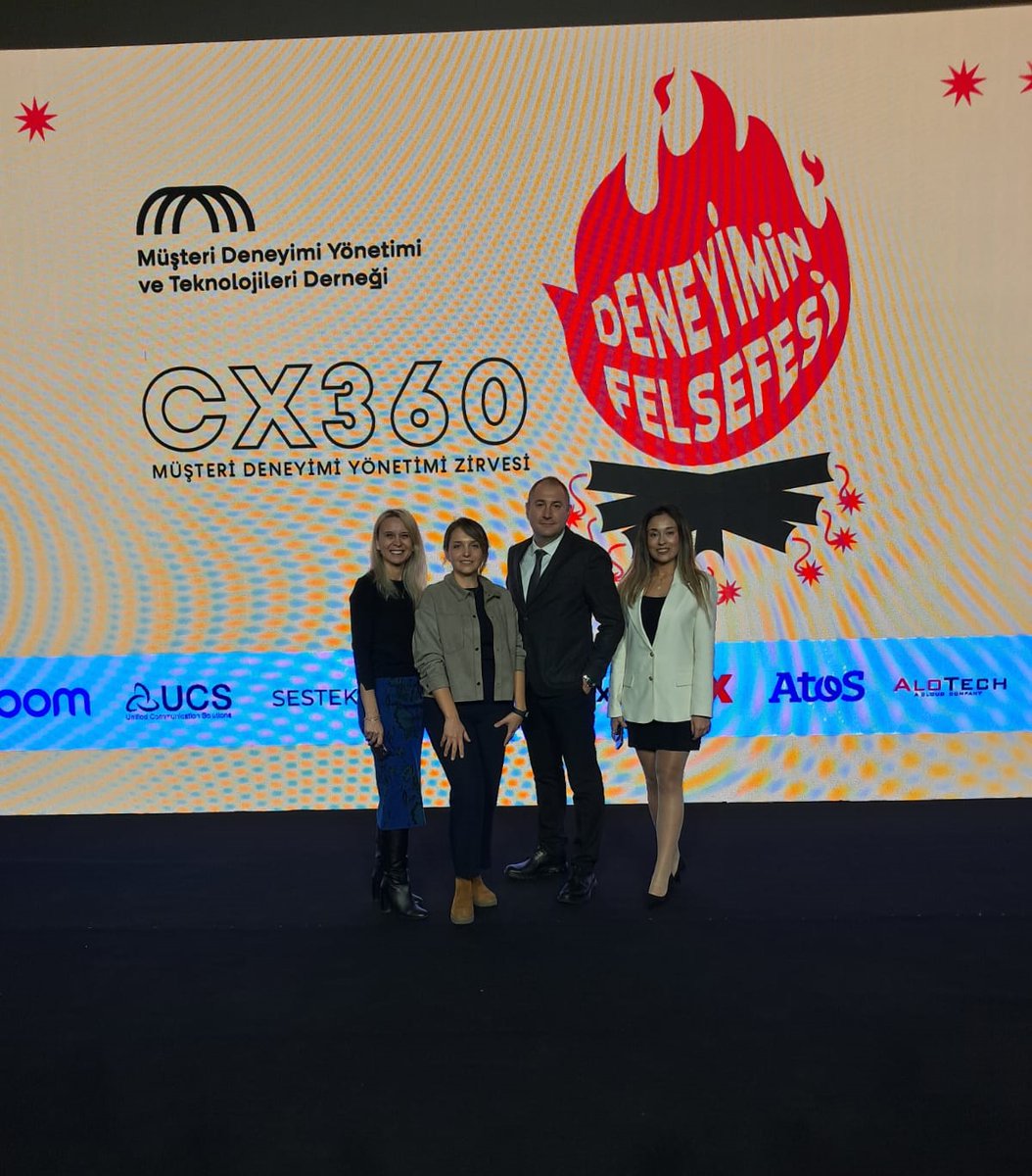 We had an incredible experience at #CX360Summit discussing the latest trends of customer experience in Istanbul. From AI-driven innovations to transformative technologies, we explored how businesses can stay ahead in delivering exceptional CX. Thank you everyone who joined us! 🤝