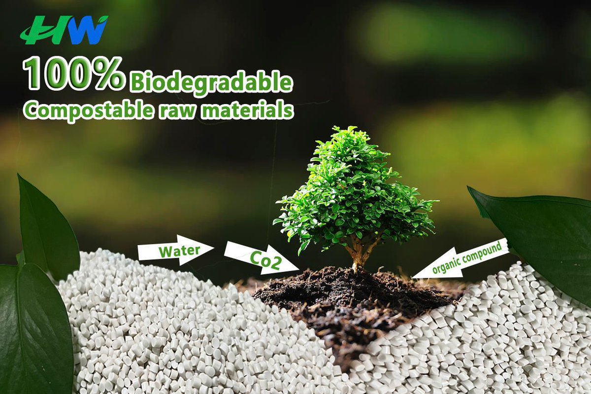 huaweinm6's tweet image. 100% biodegradable and compostable raw materials are ultimately converted into water, carbon dioxide, and organic matter to nourish sludge and water, which is beneficial for plant growth. 
#BiodegradableMaterials #CompostableSolutions #EcoFriendly #SustainableLiving #PlantGrowth