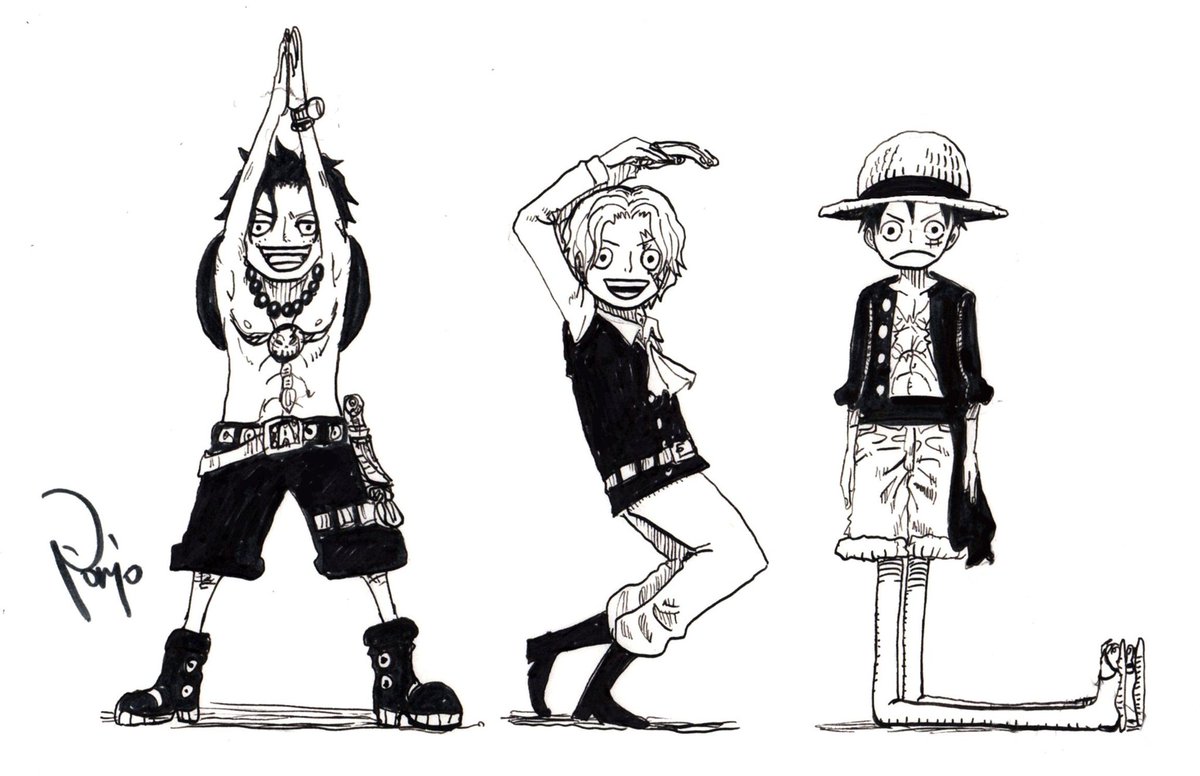 nyaponi's tweet photo. ASL！#ワンピース #onepiece https://t.co/2RDMdc9K4w