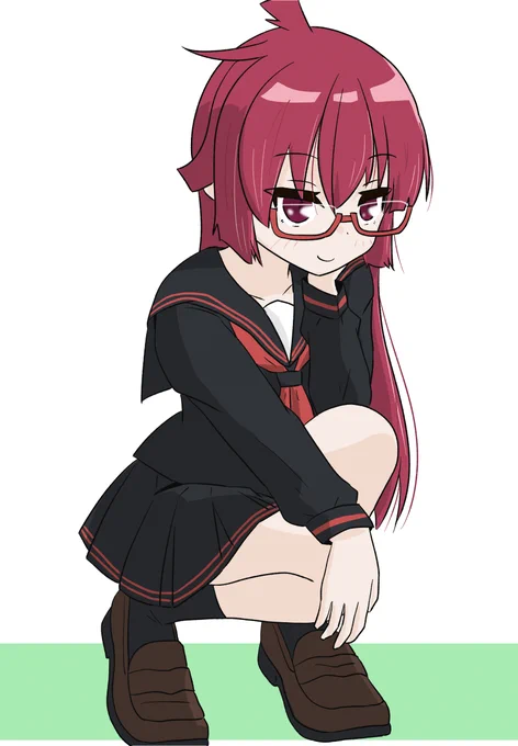 なんかこじんてきにかわいくかけたりょくちゃん#ケムリクサ #irodori 