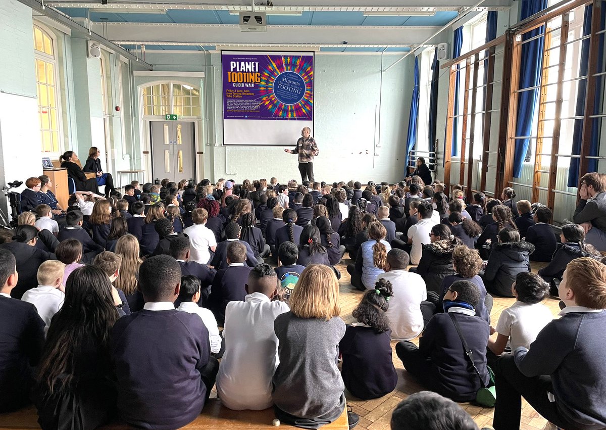 summerstown182's tweet photo. Coming next week @fircroftSW17 'The Story of Planet Tooting' and how migration has been such a force for good in our wonderful area Look forward to seeing you all again! #peace #love #flowertothepeople https://t.co/4u5eaCvJOY
