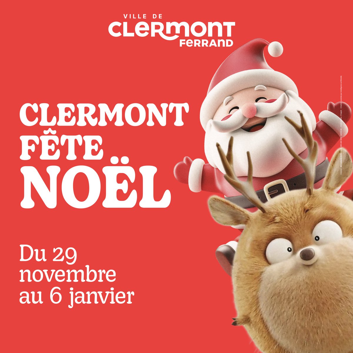 🎄Ce soir, #ClermontFêteNoël 🎅
La magie de Noël arrive ce soir dans les rues de Clermont-Ferrand ! ✨
Départ de la parade de Noël à 17h depuis la place Delille, suivie par l’illumination du sapin et l’ouverture du marché de Noël .🤩
👉clermont-ferrand.fr/clermont-fete-…