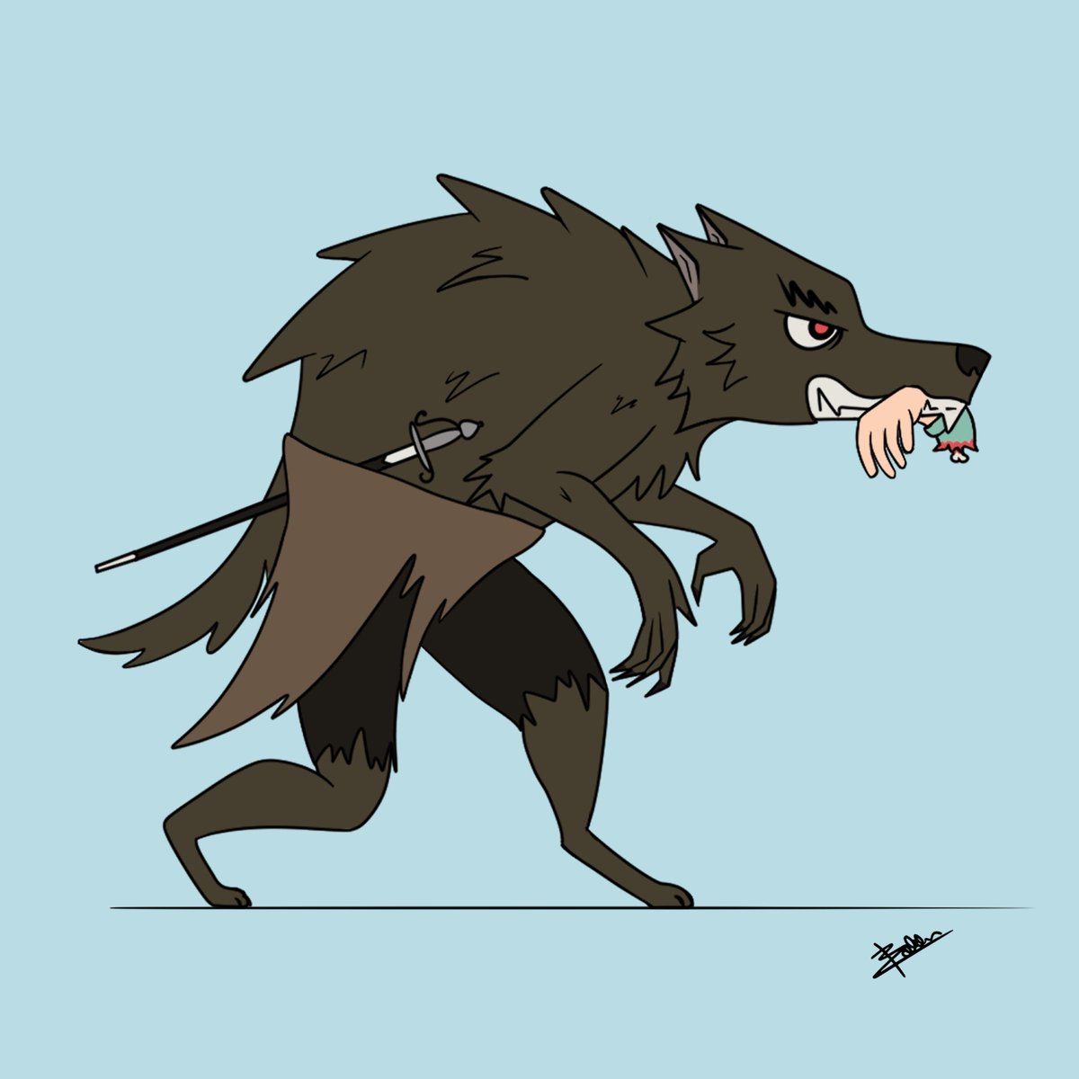 ColloIsTaken's tweet photo. Started drawing my DnD player's characters:
Tiy the Lycan Blood Hunter

#oc #dnd #dungeonsanddragons #characterart https://t.co/QR3gXrY90n