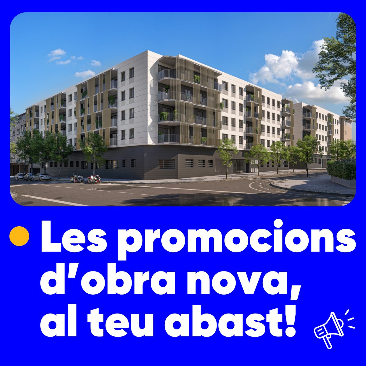 🙂 Fa unes setmanes que la nostra té una secció exclusiva de promocions d'obra amb:
➡️ promocions disponibles
➡️ descripció extensa
➡️ llista amb els immobles disponibles
➡️ fitxa concreta de cada pis

😎 Si busques obra nova, et podem ajudar: finquescompany.com