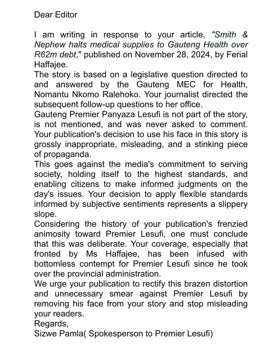 Lesufi's tweet image. #TryHarder