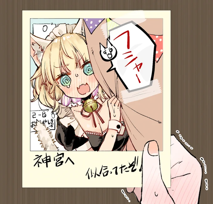 学園祭で激写されるツンデレ娘🐈 