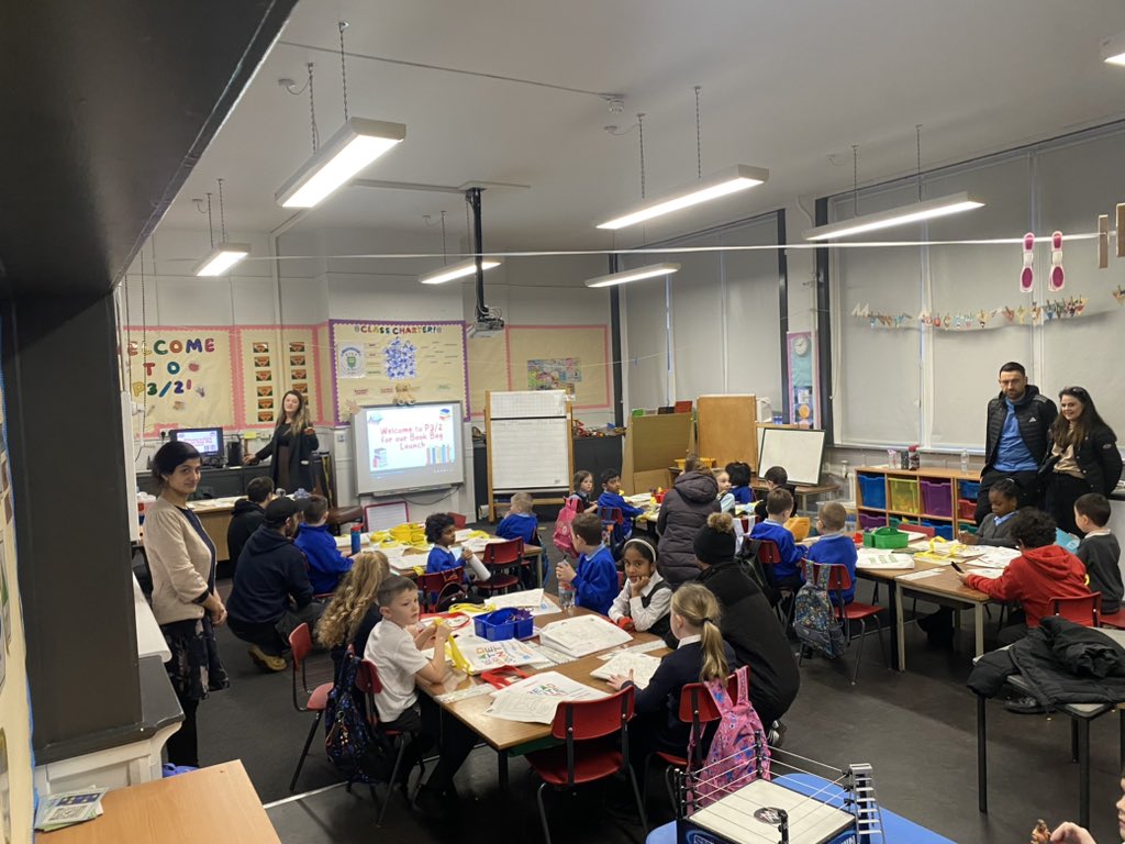 HillingtonPS's tweet photo. A massive success this morning with so many families in supporting their children's learning as we launched the #ReadWriteCount #BookBug bags. Thank you to alll the families who attended. ๐ #ReadingForLife https://t.co/nOeIMiHHkM