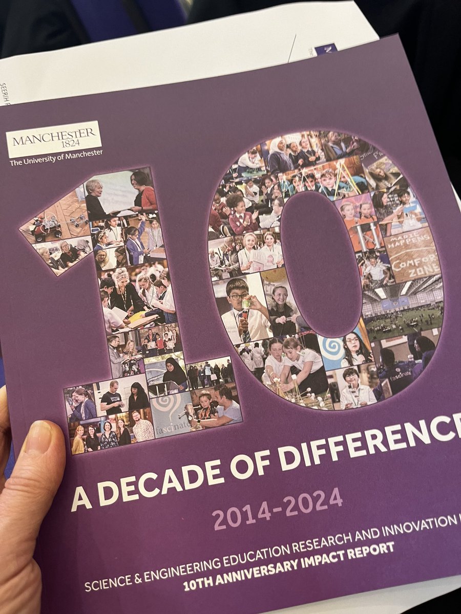 katesutton70's tweet photo. A glance through the programme today @seerih Conference really highlights the amazing work done so far @LynneBianchi Grace and the team…proud to take part in Developing to be an Engineer @RAEngNews @burlingtonjnr and seen the impact made on our pupils #EngineeringatPrimary 👏 https://t.co/wqy7equvzY