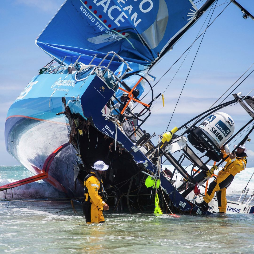 theoceanrace's tweet photo. 🔙 10 Years On: A Night to Remember

Some moments in #TheOceanRace stay with us forever. A decade ago, #TeamVestas Wind faced one such night – a dramatic chapter in the Race’s history.

While navigating the Indian Ocean, their VO65 struck the hidden Cargados Carajos Shoals, bringing their journey to a sudden halt.

9 sailors. A stranded boat. Hours of teamwork and calm determination to ensure everyone’s safety. By sunrise, the crew was rescued – shaken, but thankfully unharmed.

This moment remains a powerful reminder of the ocean’s unpredictability and the resilience of those who dare to race it. In The Ocean Race, the sea is the ultimate challenge – awe-inspiring and unforgettable.

📷 Brian Carlin / Team Vestas Wind