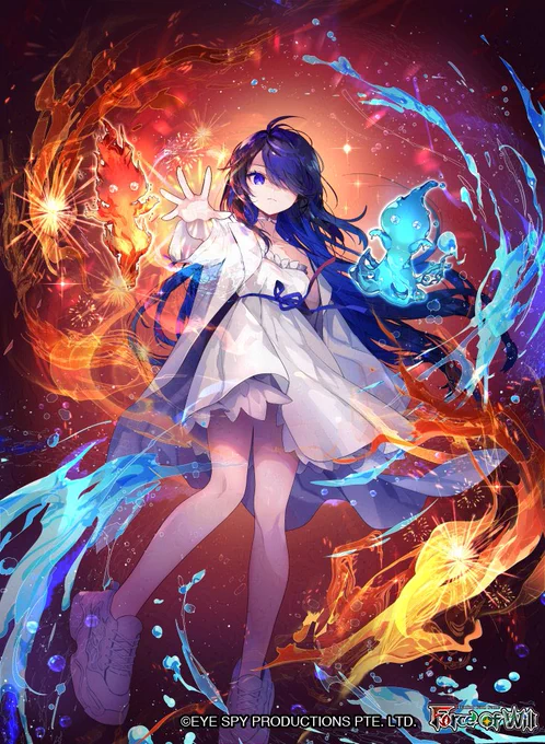 本日11月29日発売のTCG Force of Will『Trinity Cluster Timeless Eclipse of the Underworld 』にて「The Great Work IV - Rubedo」を描かせていただきました。よろしくお願いします!#fowtcg 