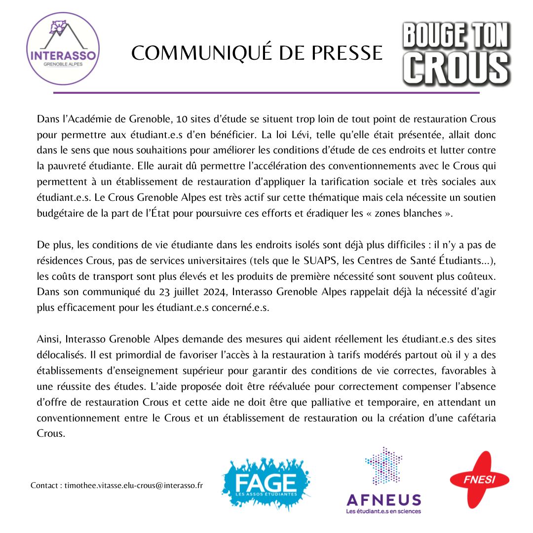 [ COMMUNIQUÉ DE PRESSE ]

<a href="/La_FAGE/">FAGE</a> <a href="/AFNEUS/">AFNEUS</a> <a href="/La_FNESI/">FNESI</a>