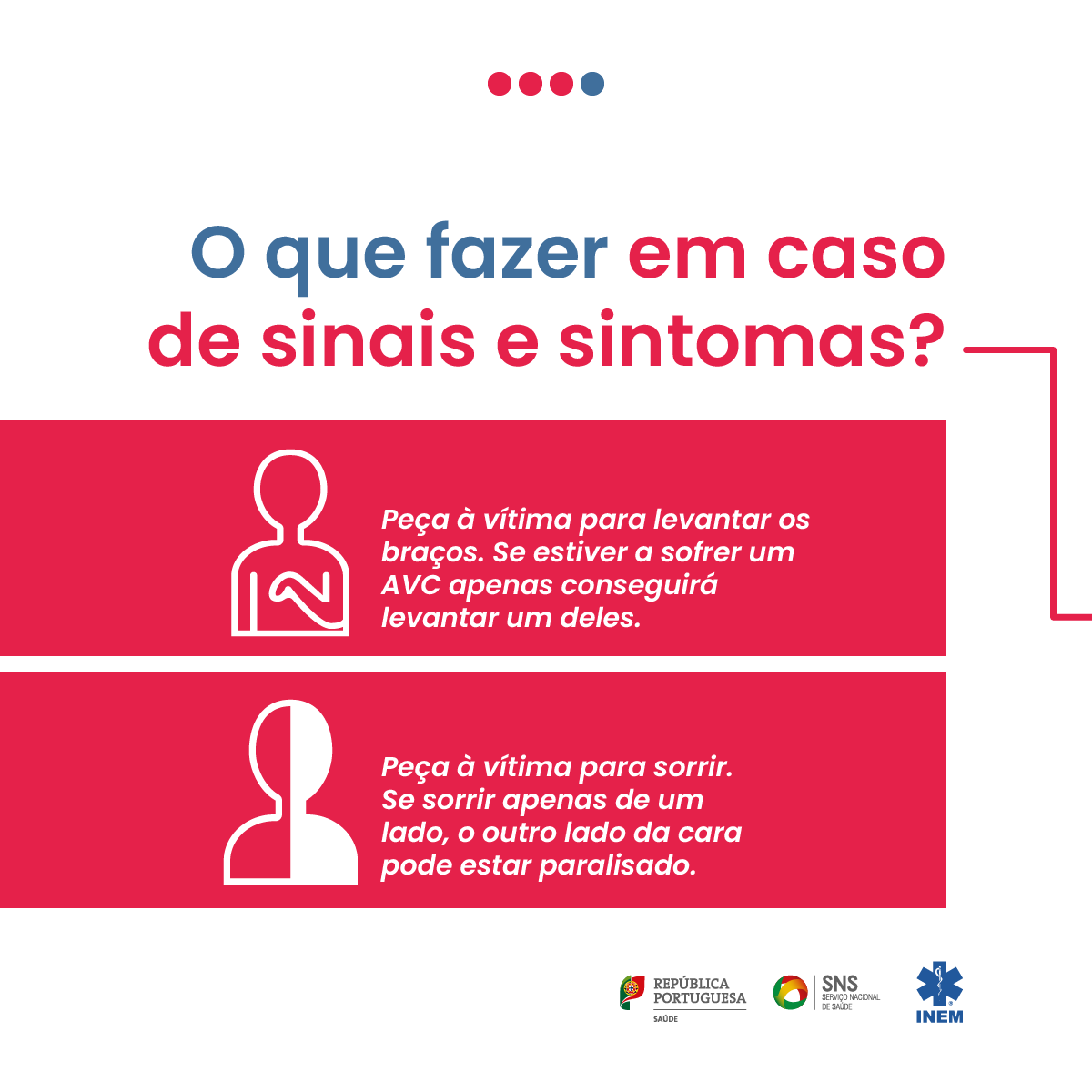 SNS_Portugal's tweet photo. O AVC é uma das principais causas de morte em Portugal, sendo também a principal causa de sequelas e de potenciais anos de vida perdidos no conjunto das doenças cardiovasculares. #Saúde #SNS #Ligue112 #AVC #AcidenteVascularCerebral #ViaVerdeAVC #EmergênciaMédica
©👉 @INEMtwitting https://t.co/3q6imn3qL2