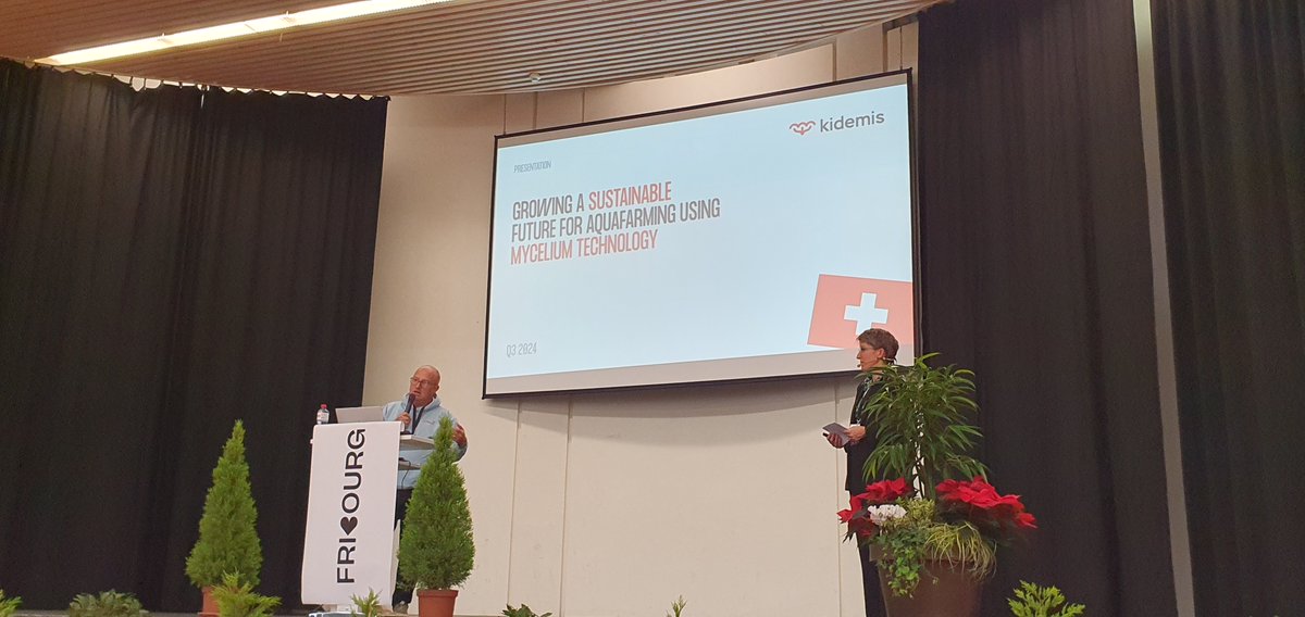 🐟Innovative Ansätze für nachhaltige Ernährung -
<a href="/Kidemis_Suisse/">Kidemis</a> und die Zukunft der Aquakultur: Die Gäste des #ForumHRS erfahren, wie das Berner Unternehmen Kidemis ein nachhaltiges Mykoprotein entwickelt, das Fischmehl und Fischöl ersetzen soll. 👉kidemis.com