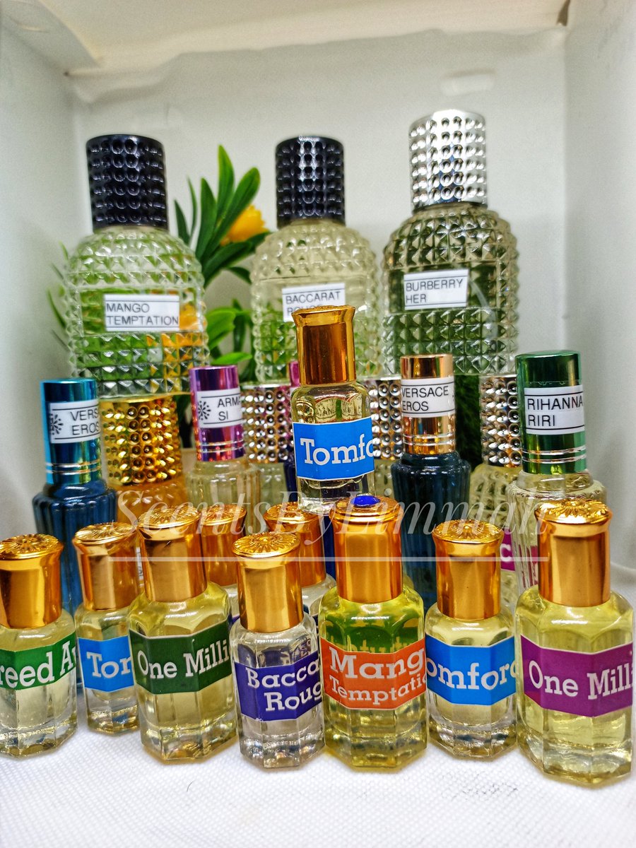 ScentsByLimmahh's tweet image. Fragrance available include
Creed Aventus
Oud ispahan
Lacome
Mango temptation
Versace Eros
Blu de chanel
Tomford
Aventus blue for him
Scandal
Boss orange
Versace crystal nior
Prices include
30ml-£11
15ml-£7
12ml-£6
10ml-£4
6ml-£2:99
Location -United Kingdom.