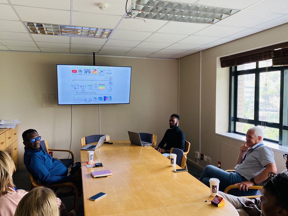 GenMS_UCT's tweet image. 🌟 GenMS had the great honour of hosting Prof. Sam Ibeneme, Dean of the Faculty of Health Sciences at David Umahi Federal University of Health Sciences, Uburu, Ebonyi State, Nigeria, and colleagues. We showcased our work and discussed exciting collaboration opportunities! 💡🤝
