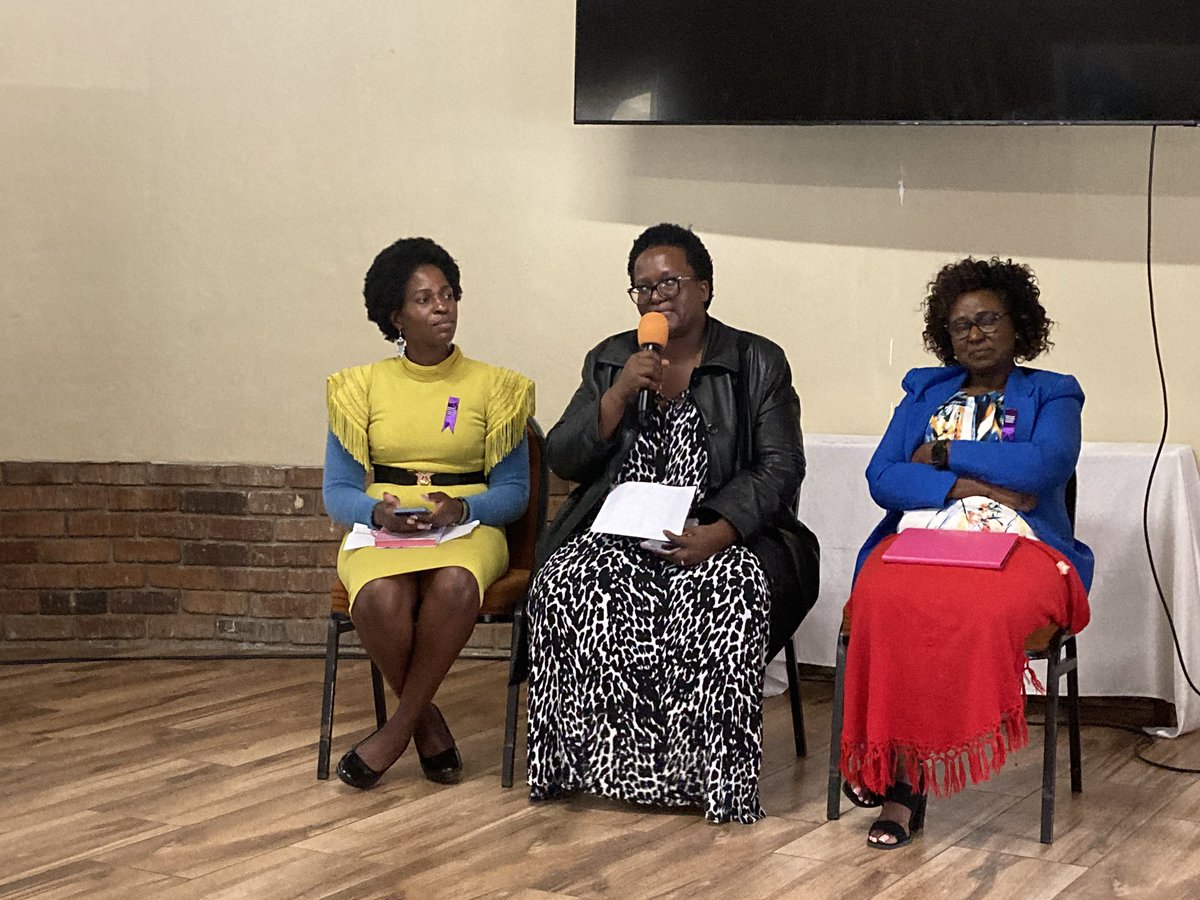 citezw's tweet photo. @EmthonjeniWomen @wildtrustzim @bvtatrust @AmakhosikaziFM @nangozimbabwe @WCOZIMBABWE @GBVnet @DiakoniaAfrica Prisca Dube from @ZLHRLawyers states 
Zimbabwe is a signatory to most bodies that speak to women’s empowerment. She adds that the domestic violence act is one of the broadest and alive piece of laws but it is not used “properly”. 

#Asakhe #16DaysOfActivism2024 https://t.co/Fs8c0KSOcM