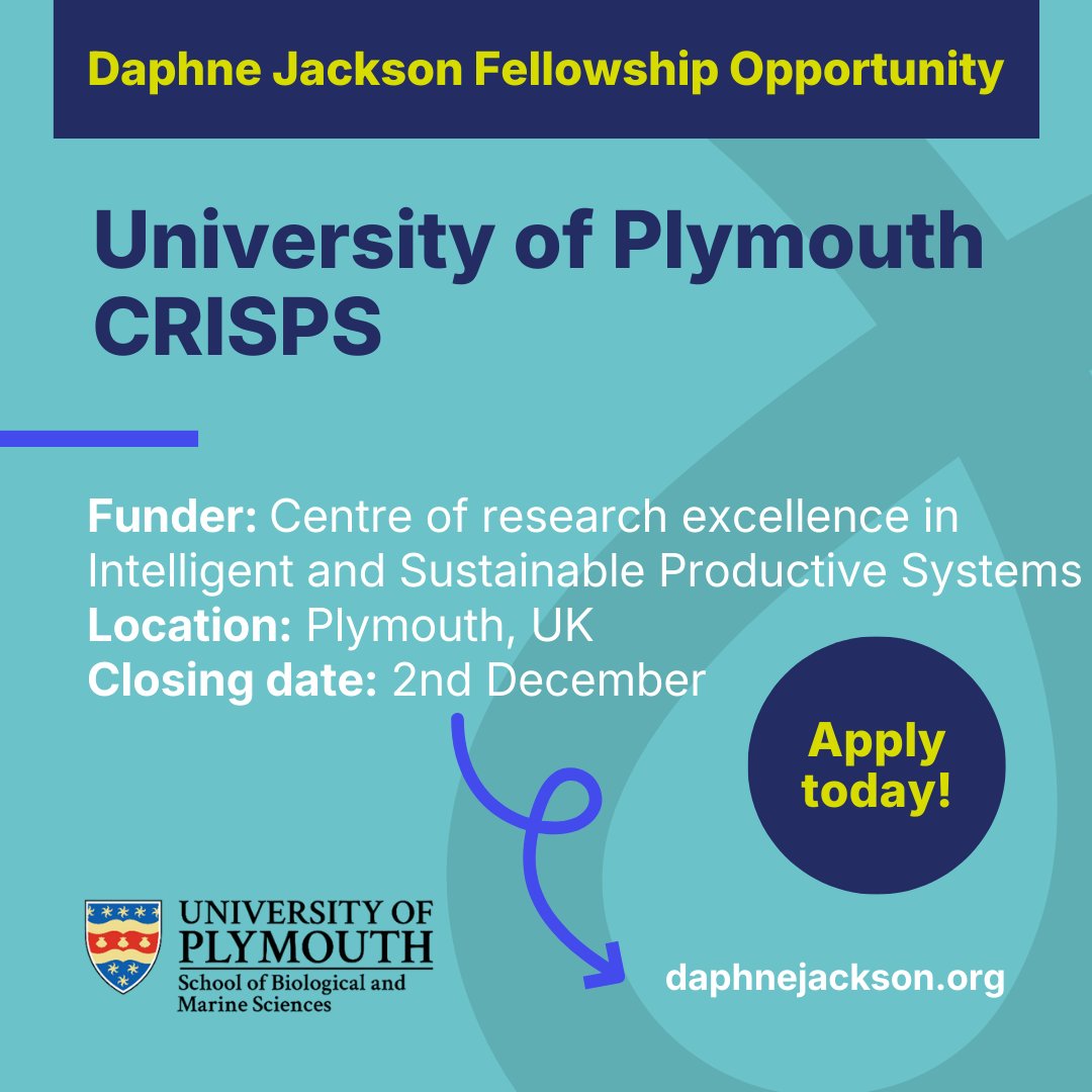 Daphne Jackson Trust (@daphnejacksontr) on Twitter photo Apply now: daphnejackson.org/fellowships/un… Apply now: daphnejackson.org/fellowships/un…