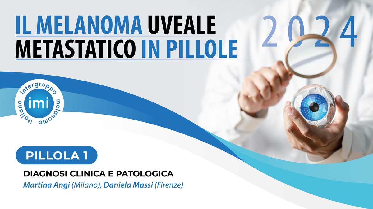 DIAGNOSI CLINICA E PATOLOGICA 
Ne parliamo insieme alla Prof.ssa Daniela Massi ed alla Prof.ssa Martina Angi
melanomaimi.it/il-melanoma-uv…