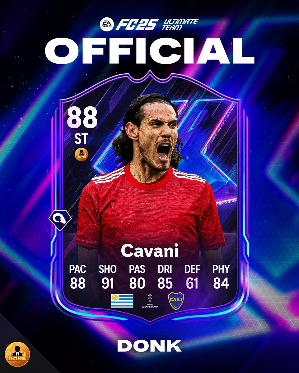 🚨 Cavani 🇺🇾 OFFICIAL STATS 🔥

Coming as Flashback soon 👀

Follow me <a href="/DonkTrading/">Donk</a> for more! ✅
#fc25
