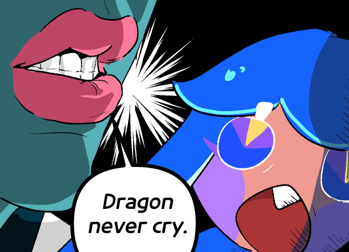 kayukiim's tweet photo. Dragon never cry.

#cookierun #queennevercry https://t.co/h63QhROkdO