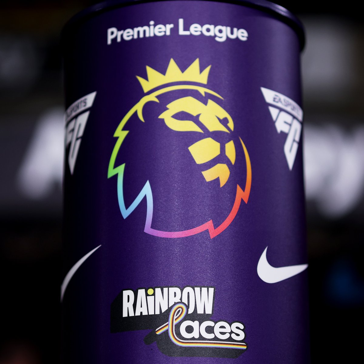 premierleague's tweet photo. We are proud to celebrate @stonewalluk’s Rainbow Laces campaign 🏳️‍🌈 🏳️‍⚧️

The Premier League and its clubs will showcase their ongoing support for the LGBTQ+ community at all fixtures between 29 November and 5 December

#RainbowLaces