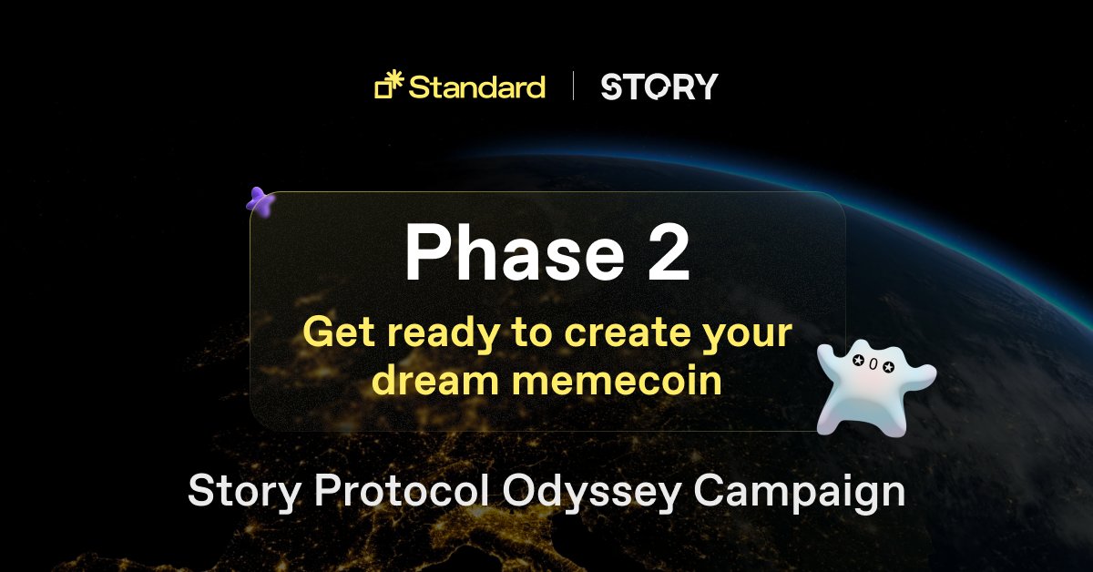 off____grid's tweet photo. 👀 Ready for Round 2? From phase 1 to phase 2, the challenge continues!🎯
Get ready to create your desired #memecoin, trade with on-chain CLOB, earn bigger, and redefine your DeFi journey.
Stay tuned as we launch the next mission soon! 🚀
#StoryProtocol #StandardProtocol https://t.co/pGqgHmAMF4