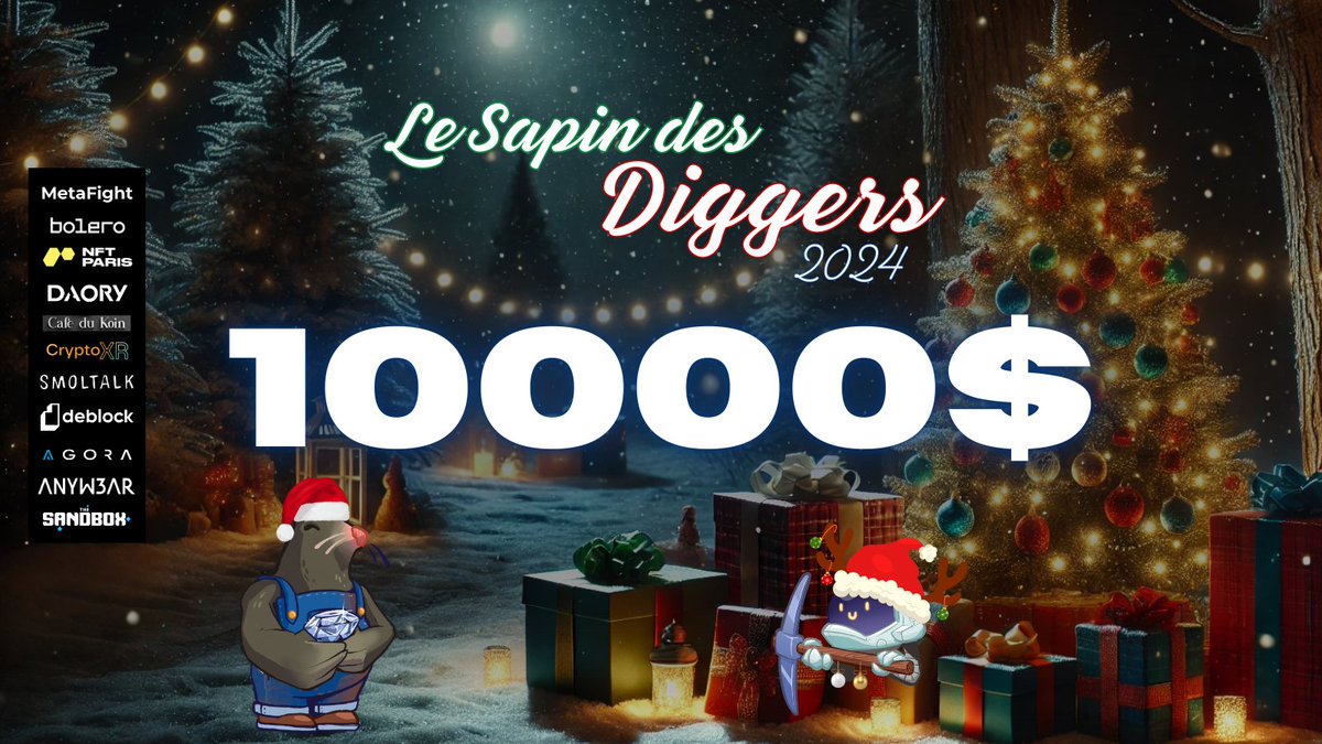 TheDiggersDAO's tweet photo. On dit souvent "Une image vaut mille mots".

Alors, que dire de 10 000 ? 🔥

C'est la valeur de notre sapin alors que nous n'avons même pas encore démarré le mois de Décembre. 🎁

Un énorme merci à tous, nos partenaires comme vous, la communauté ❤️

Ce n'est que le début... ⛏️ https://t.co/VO75HbyQXW