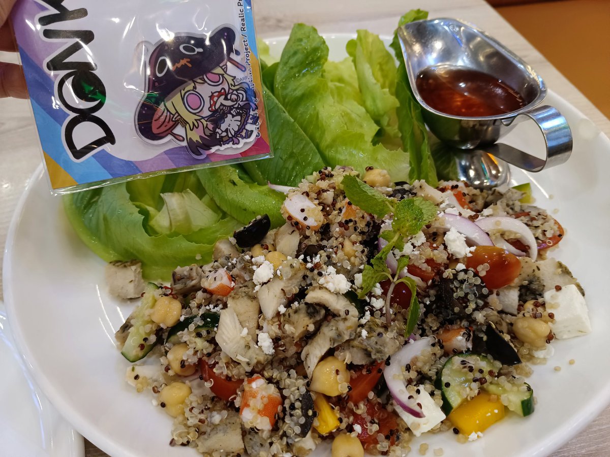 wichusot_japan's tweet photo. #IVYARP หม่ำๆ Yummy  
ดูดู ดูดีดี ดูดีดี เฮลท์ตี้ดูดู  🥰🥰 #saladfactory https://t.co/xNcHwf2Nct
