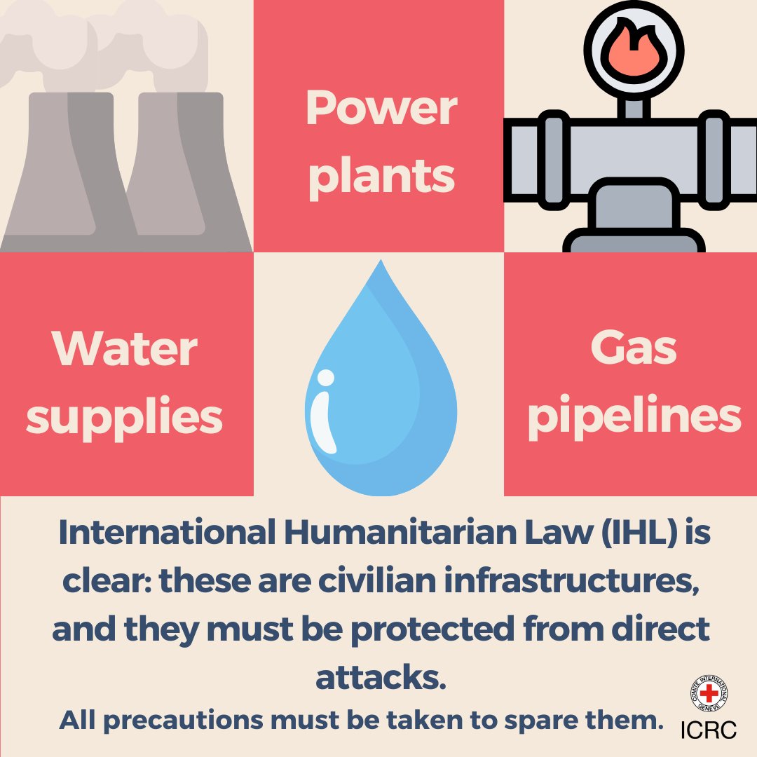 International humanitarian law is clear: Civilians and civilian infrastructure providing essential services must be protected.

Even wars have limits.