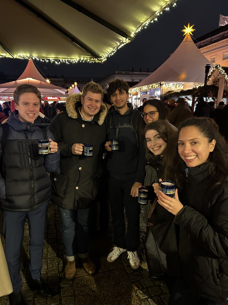 Kinga Koranyi (@kingakoranyi) on Twitter photo After the last ‘Future of Europe’ CIVICA multi-campus lab of the semester, a few students and I went to a Xmas market - a tradition for the 3rd year now. Thank you to my wonderful students for the engaging discussions all semester!
<a href="/CIVICA_EU/">CIVICA The European University of Social Sciences</a> <a href="/thehertieschool/">Hertie School</a> <a href="/Hertie_PhD/">PhD at the Hertie School</a> After the last ‘Future of Europe’ CIVICA multi-campus lab of the semester, a few students and I went to a Xmas market - a tradition for the 3rd year now. Thank you to my wonderful students for the engaging discussions all semester!
<a href="/CIVICA_EU/">CIVICA The European University of Social Sciences</a> <a href="/thehertieschool/">Hertie School</a> <a href="/Hertie_PhD/">PhD at the Hertie School</a>